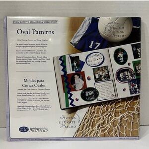 The Creative Memories Collection Custom Cutting System Oval Patterns